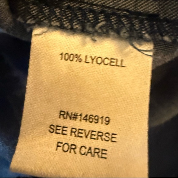 Rachel Zoe Denim Blue Button-Down Shirt - Picture 2 of 2